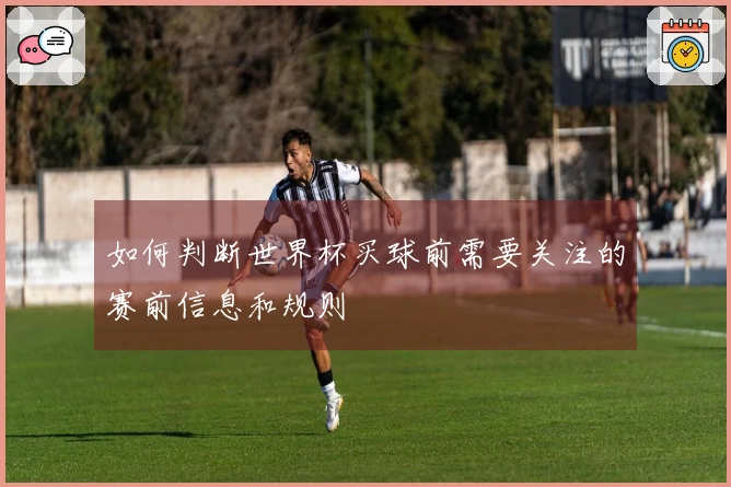 如何判断世界杯买球前需要关注的赛前信息和规则